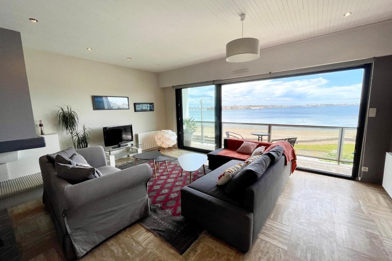 Luxury T3 Standing 2 - Vue Mer Exceptionnelle 180 Larmor-Plage Εξωτερικό φωτογραφία