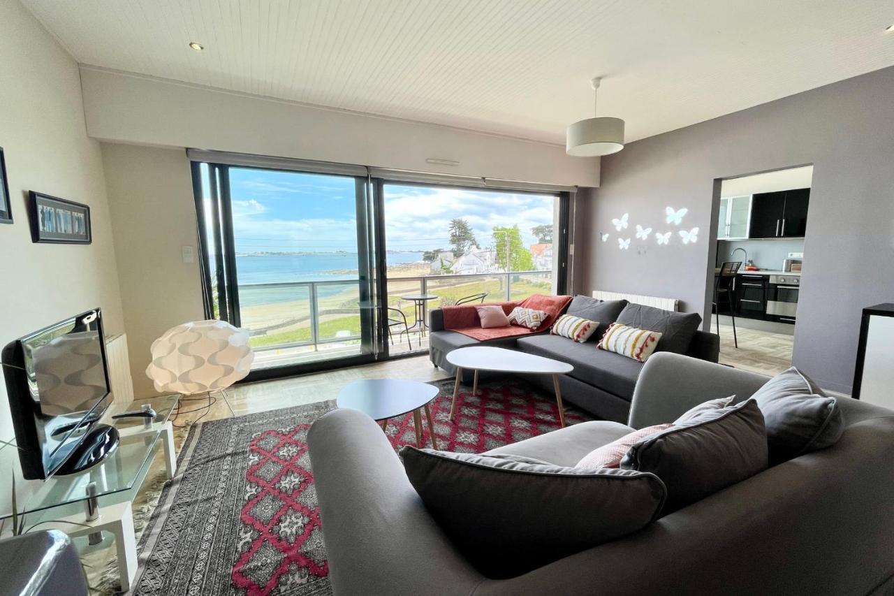 Luxury T3 Standing 2 - Vue Mer Exceptionnelle 180 Larmor-Plage Εξωτερικό φωτογραφία