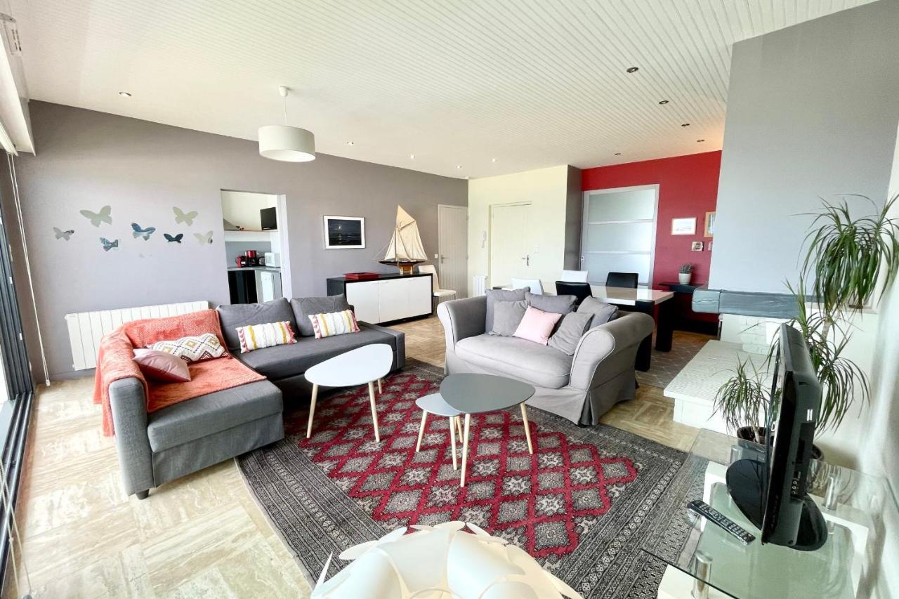 Luxury T3 Standing 2 - Vue Mer Exceptionnelle 180 Larmor-Plage Εξωτερικό φωτογραφία